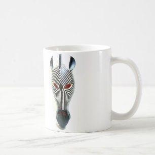 afrikanische Zebramaske-Tasse Kaffeetasse