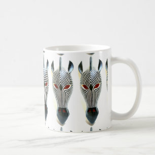 Afrikanische Zebras-Maske-Tasse Kaffeetasse