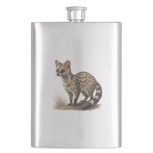 Afrikanische Zibetkatze Flachmann
