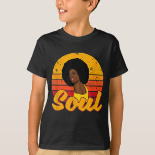 Afrikanischer 70er 80er Funk Afro Disco Soul Mela T-Shirt