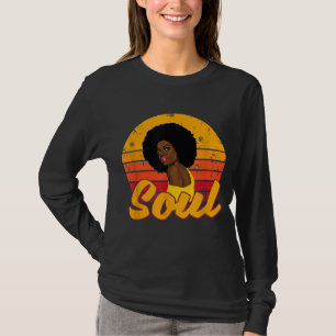 Afrikanischer 70er 80er Funk Afro Disco Soul Mela T-Shirt