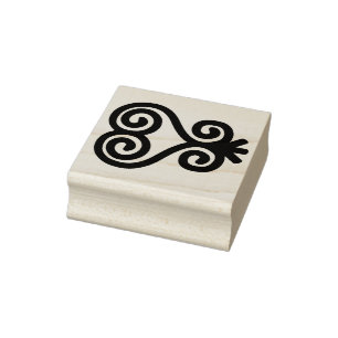 Afrikanischer Adinkra Sankofa-Stempel Gummistempel