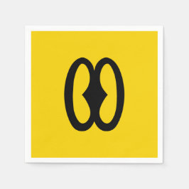 Afrikanischer Adinkra Serviette