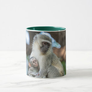 Afrikanischer Affen-Moment – Wildnis Tasse