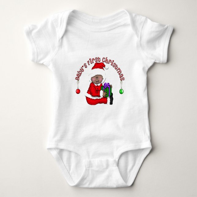 Afrikanischer Amerikaner Elf Baby Baby Strampler (Vorderseite)