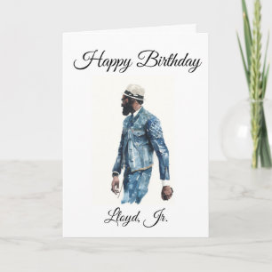 Afrikanischer Amerikaner - Geburtstag Karte