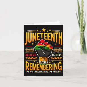Afrikanischer Amerikaner Melanin Juneteenth: Erinn Karte