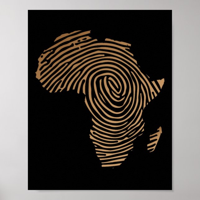 Afrikanischer Amerikaner mit schwarzer Geschichte Poster (Vorne)
