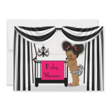 Afrikanischer AmerikanerZebra Print and Drapes Bab