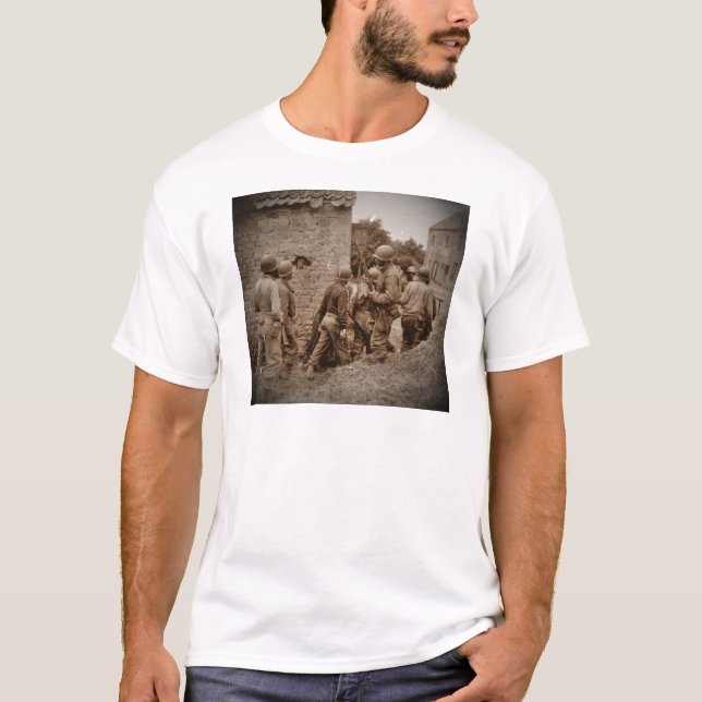 Afrikanischer amerikanischer Dienst - Clearing von T-Shirt (Vorderseite)