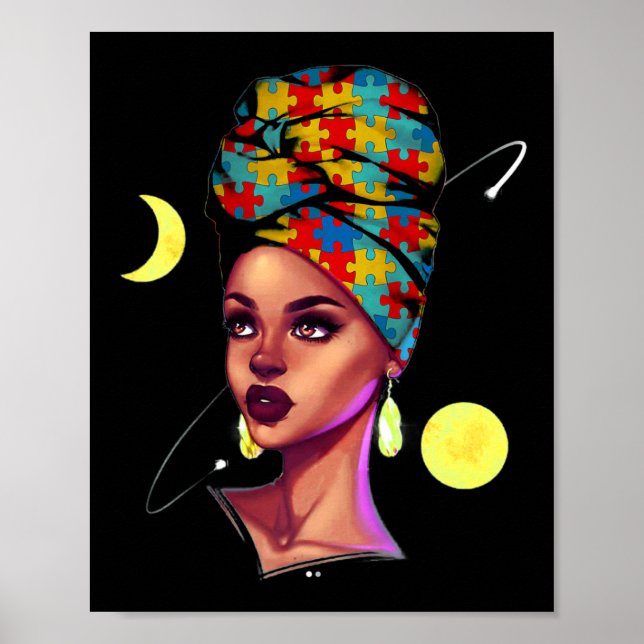 Afrikanischer amerikanischer Stolz Schwarzgeschich Poster (Vorne)