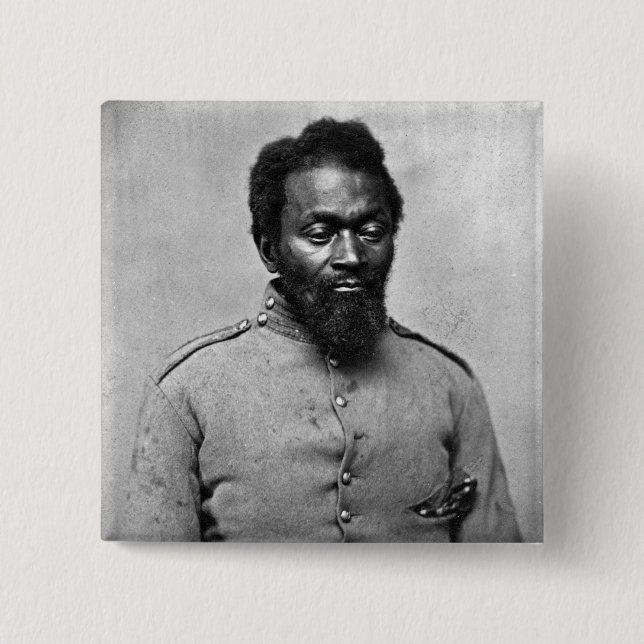 Afrikanischer amerikanischer ziviler button (Vorderseite)