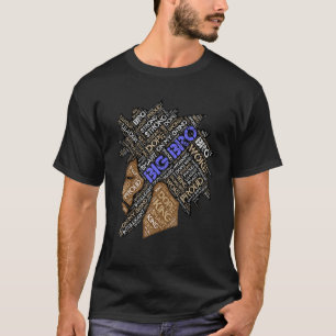 Afrikanischer Big Bro Älterer Bruder Geschwister T-Shirt