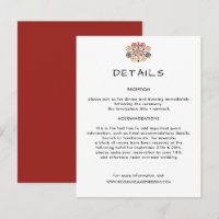 Afrikanischer Dekorationsgast für Hochzeitsinforma