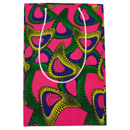 Afrikanischer Druck mittlerer Geschenktasche Mittlere Geschenktüte