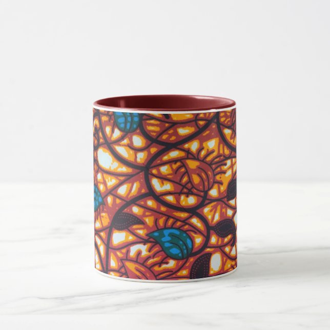 Afrikanischer Druck Tasse (Zentrum)