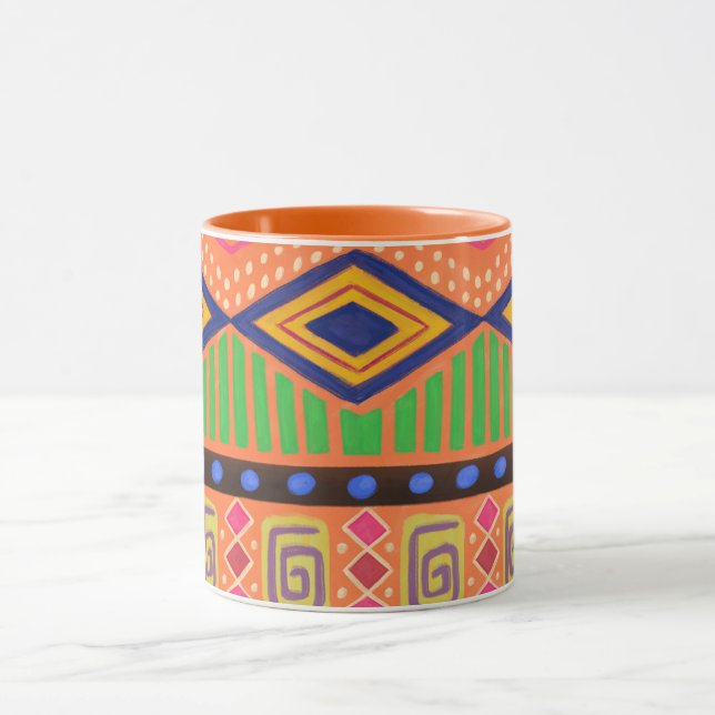 Afrikanischer Druck Tasse (Zentrum)