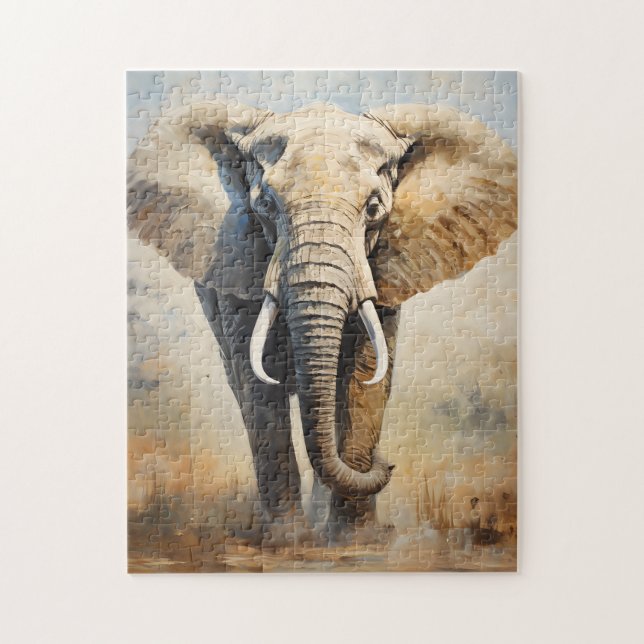 Afrikanischer Elefant (Vertikal)
