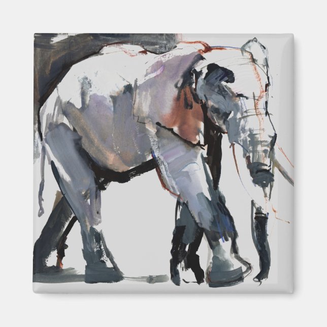 Afrikanischer Elefant 2012 Magnet (Vorne)