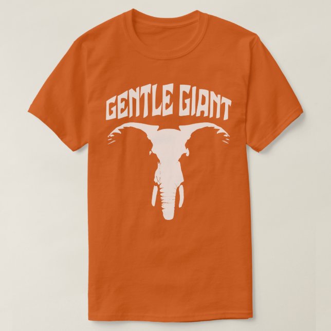 Afrikanischer Elefant Gesicht Gentle Riant T-Shirt (Design vorne)
