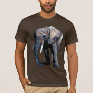 Afrikanischer Elefant-Grafik für Tierliebhaber! T-Shirt