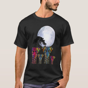 Afrikanischer Elefant Henna Stilvolle Kunst Rett T T-Shirt