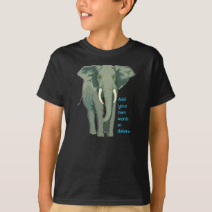 Afrikanischer Elefant scherzt Hanes Tagless T-Shirt