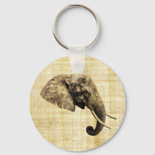 Afrikanischer Elefant Schlüsselanhänger