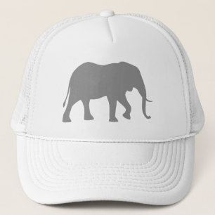 Afrikanischer Elefant-Silhouette Truckerkappe