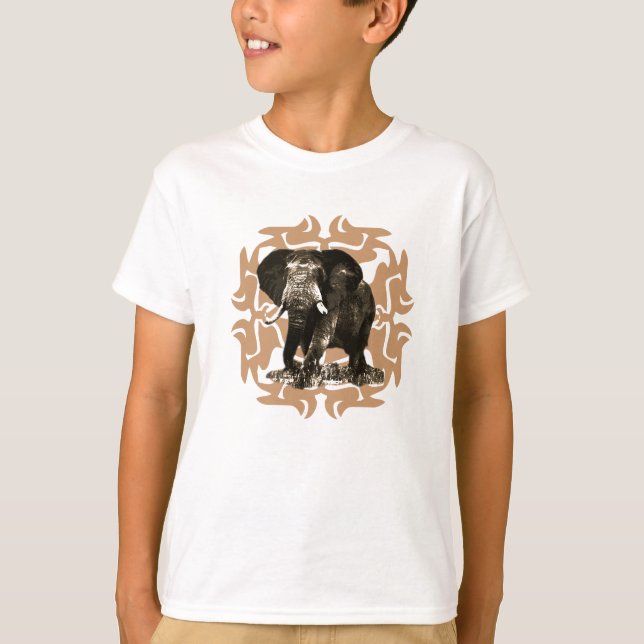 Afrikanischer Elefant T-Shirt (Vorderseite)