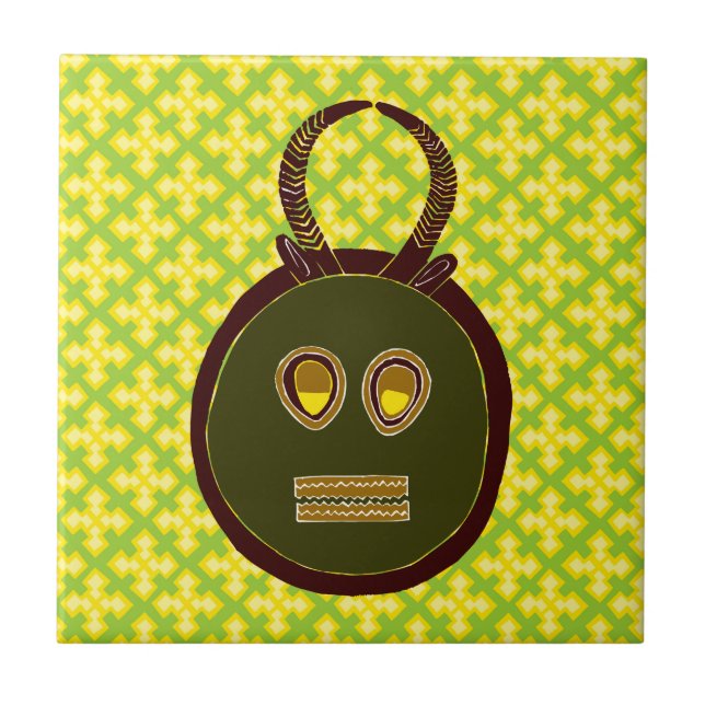 Afrikanischer Entwurf #5 @ Stylnic Fliese (Vorderseite)