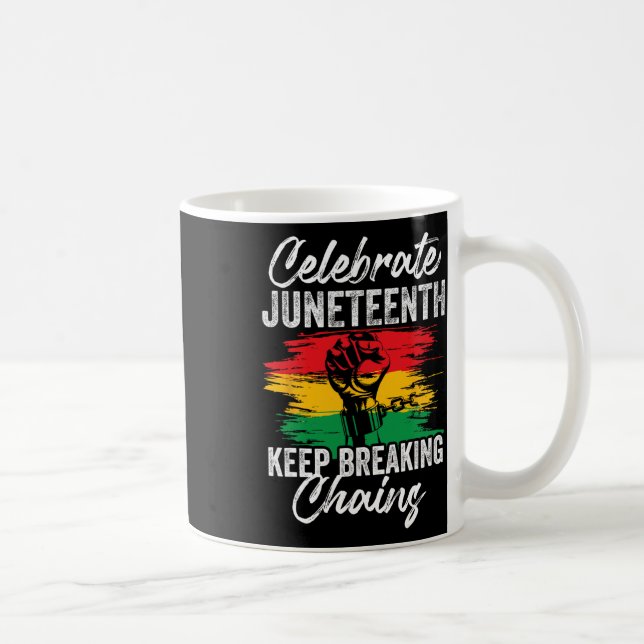 Afrikanischer Feiertag im Juni Kaffeetasse (Rechts)