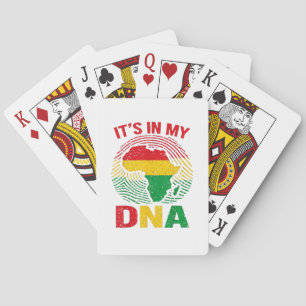  Afrikanischer Fingerabdruck Schwarze Geschichte Spielkarten