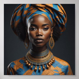 afrikanischer Frauenstil Poster