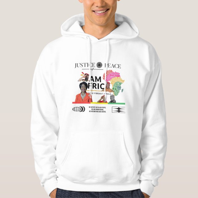 afrikanischer Führer Hoodie (Vorderseite)