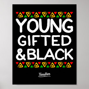 Afrikanischer Gelehrter und schwarzer Afrozenter Poster