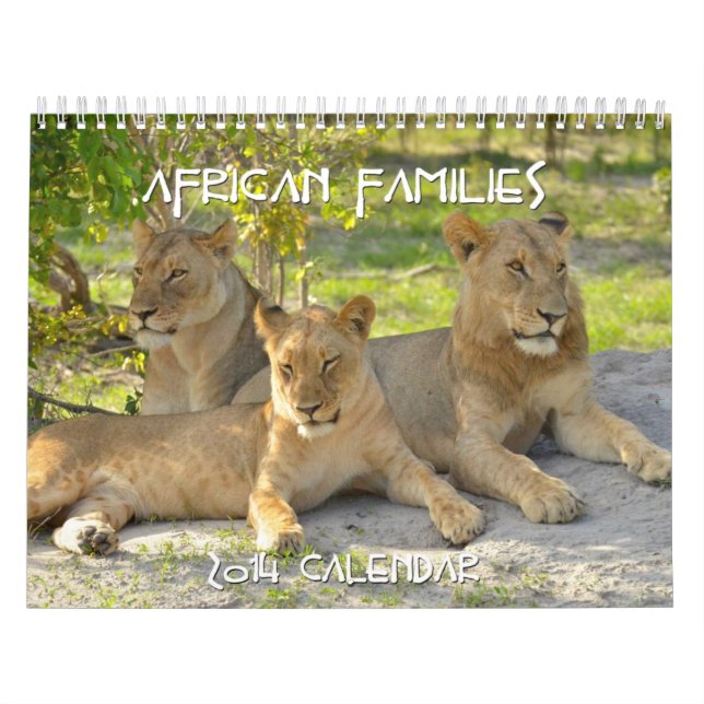 Afrikanischer Gewohnheits-Kalender der Kalender (Titelbild)