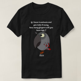 Afrikanischer Grauer Papagei Pass auf deine Finger T-Shirt