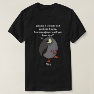 Afrikanischer Grauer Papagei Pass auf deine Finger T-Shirt