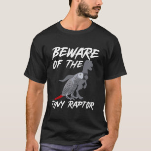 Afrikanischer Graupapagei Vorsicht vor dem kleinen T-Shirt