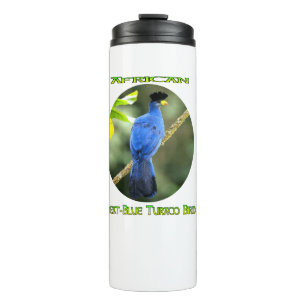 Afrikanischer Großer Blauturako-Vogel-Thermobecher Thermosbecher