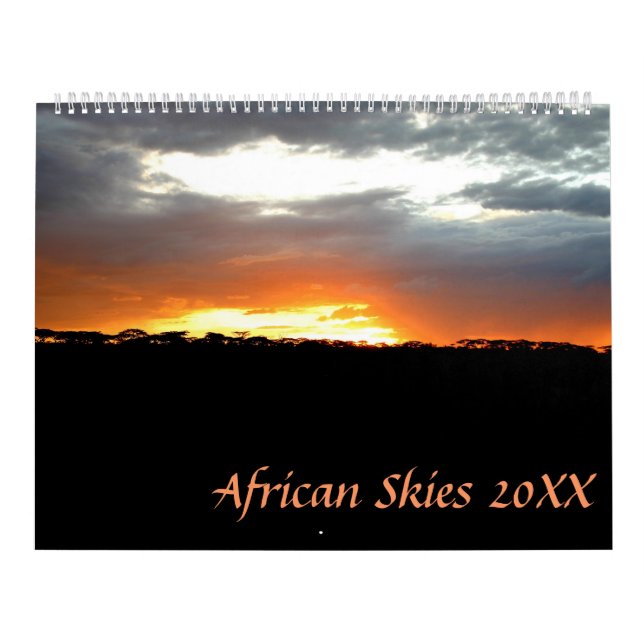 Afrikanischer Himmel Kalender (Titelbild)