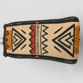 Afrikanischer Hintergrund in warmen Farben Golf Headcover