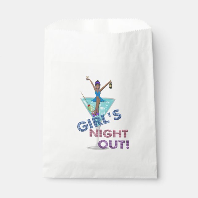 Afrikanischer Junggeselinnen-Abschied Geschenktütchen (Vorderseite)