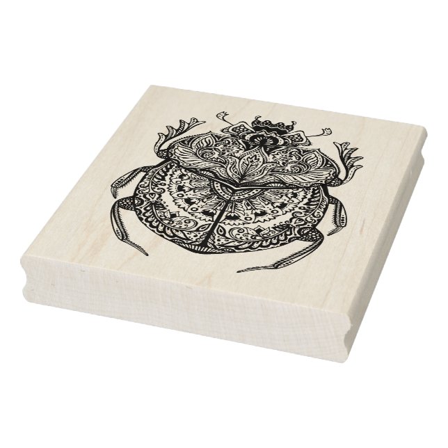 Afrikanischer Käfer Zendoodle Gummistempel (Stempel)