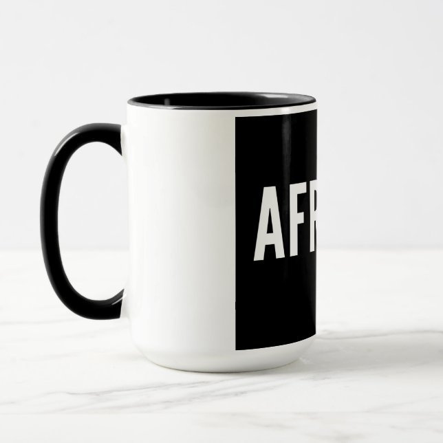 Afrikanischer Kaffee / Teecup Tasse (Links)