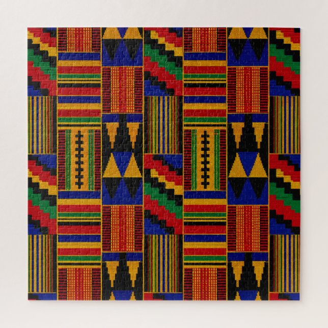 Afrikanischer Kente-Stoff (Vertikal)