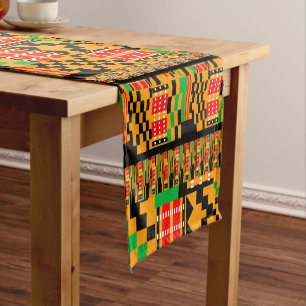 Afrikanischer Kente Tischläufer