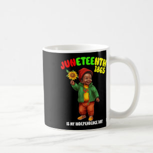 Afrikanischer Kindermädchen ist mein Unabhängigkei Kaffeetasse
