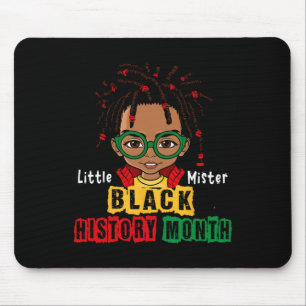 Afrikanischer kleiner Mister Loc'd Up Junge Kid Sc Mousepad
